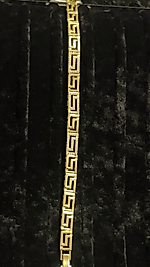 Versace model gold taşlı bileklik