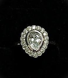 yüzük silver renk taşlı